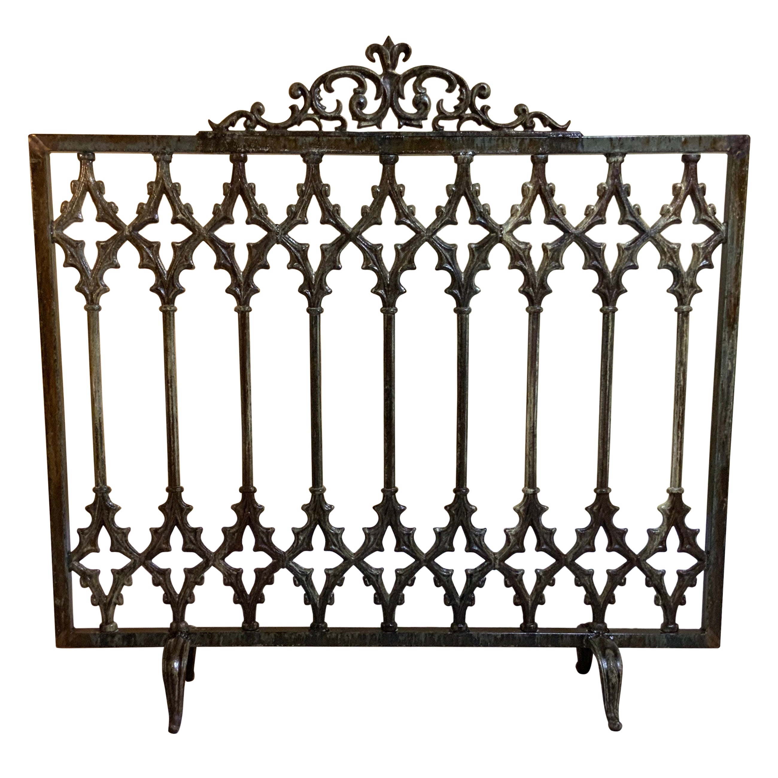 Iron Fireplace Screen at 1stDibs