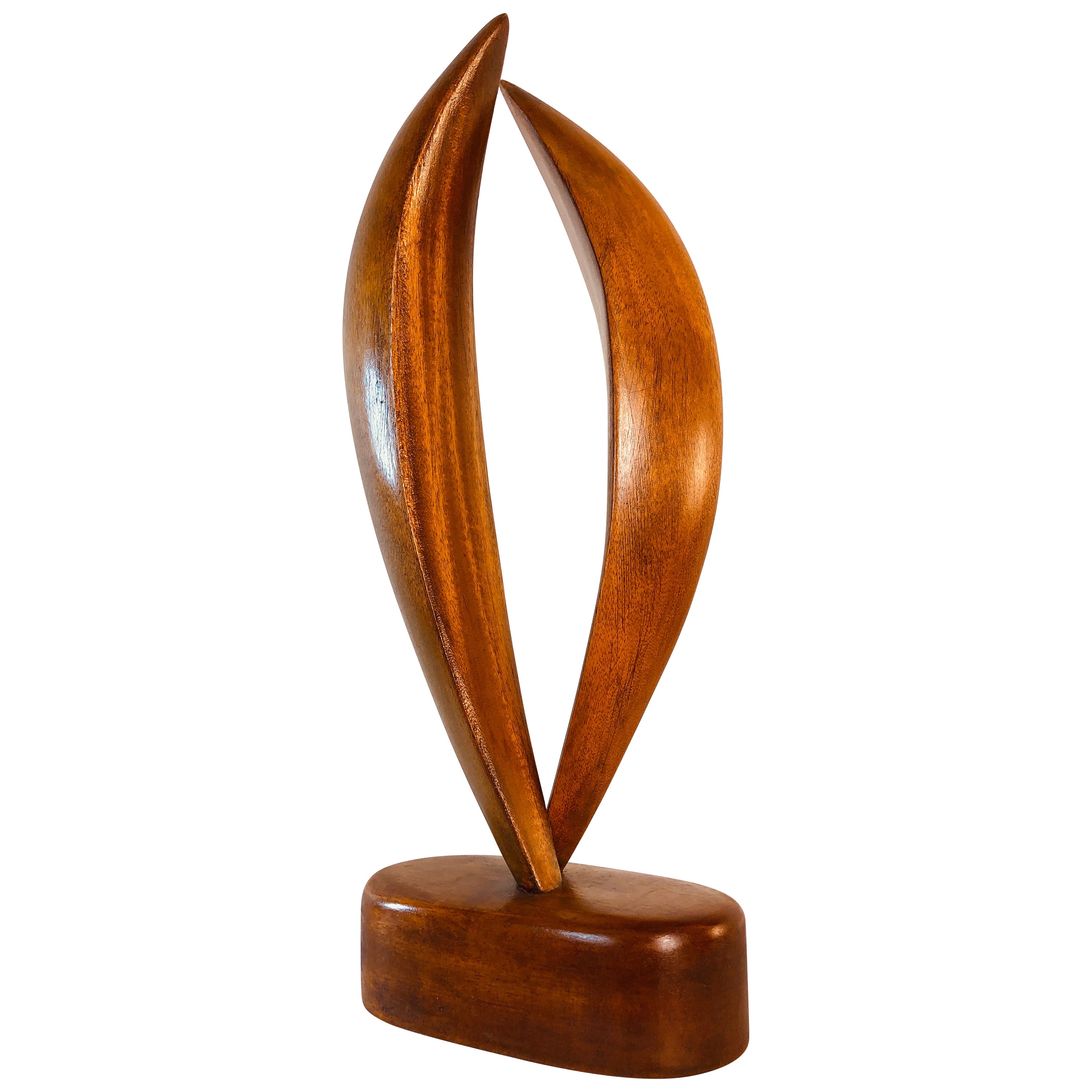 "Radical Abstract" Wood Sculpture by Katsuhisha Sakai For Sale at 1stDibs