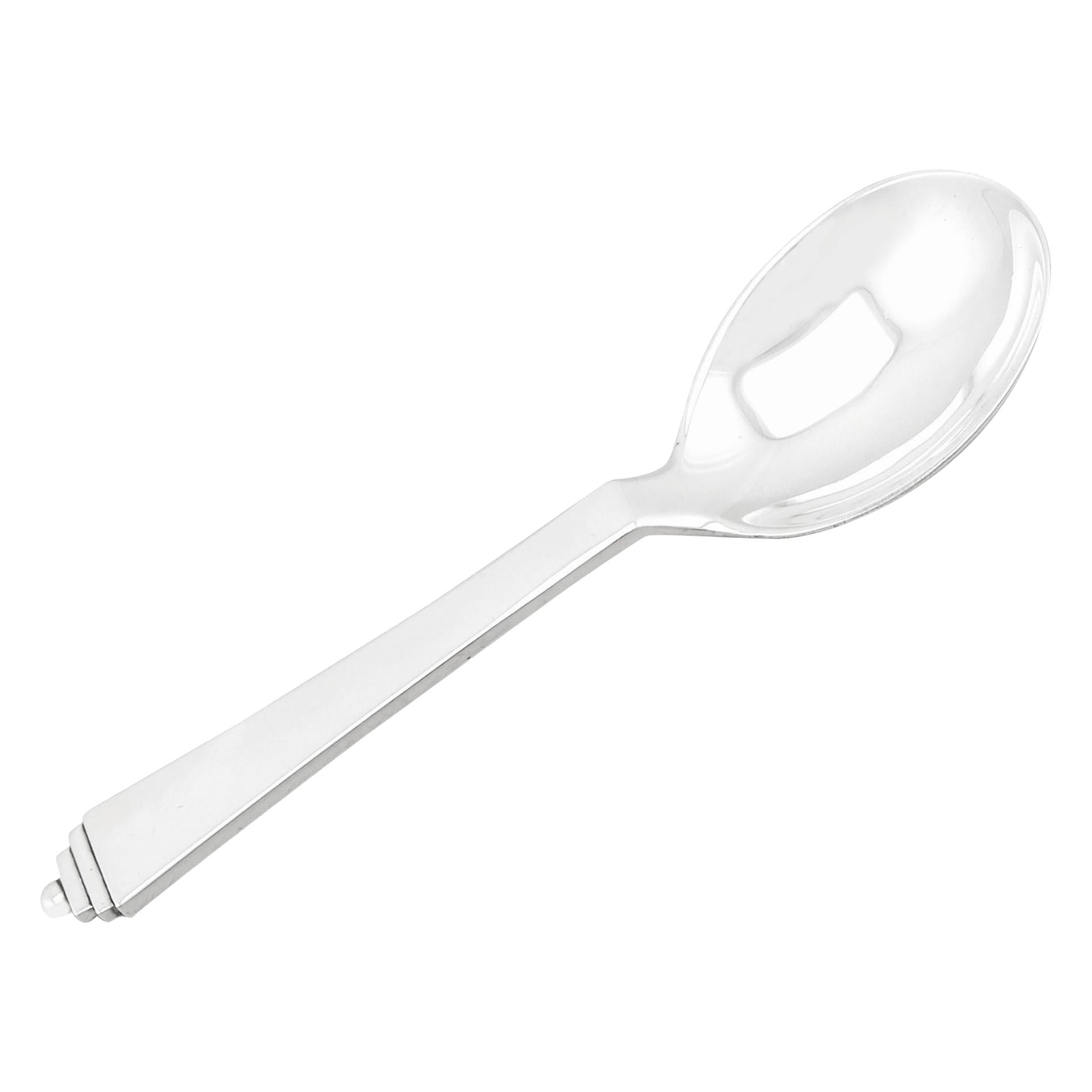 Georg Jensen Cuchara danesa de plata de ley de los años 40