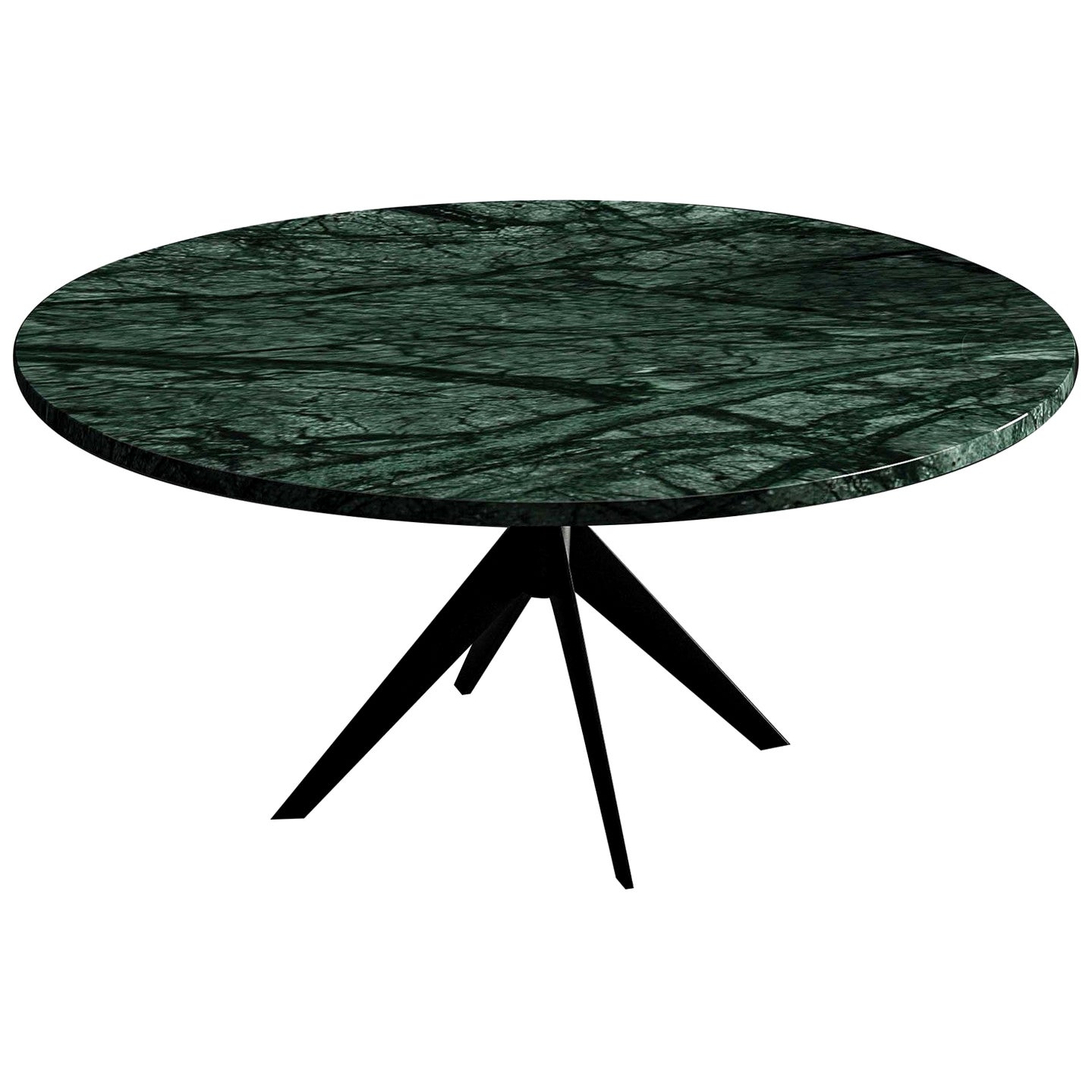 Italian 50's Green Marble Top Coffee Table at 1stDibs