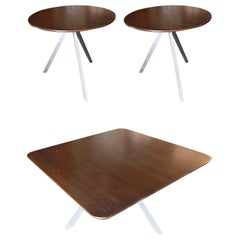 Tripod Leg Side Table and Coffee Table Set