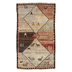 Stammeskunst-Teppich in geometrischem Design