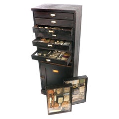 Antique 1800s Cabinet of Educational Collections