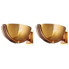 Pair of Up Light Sconces, France, 1960s 5