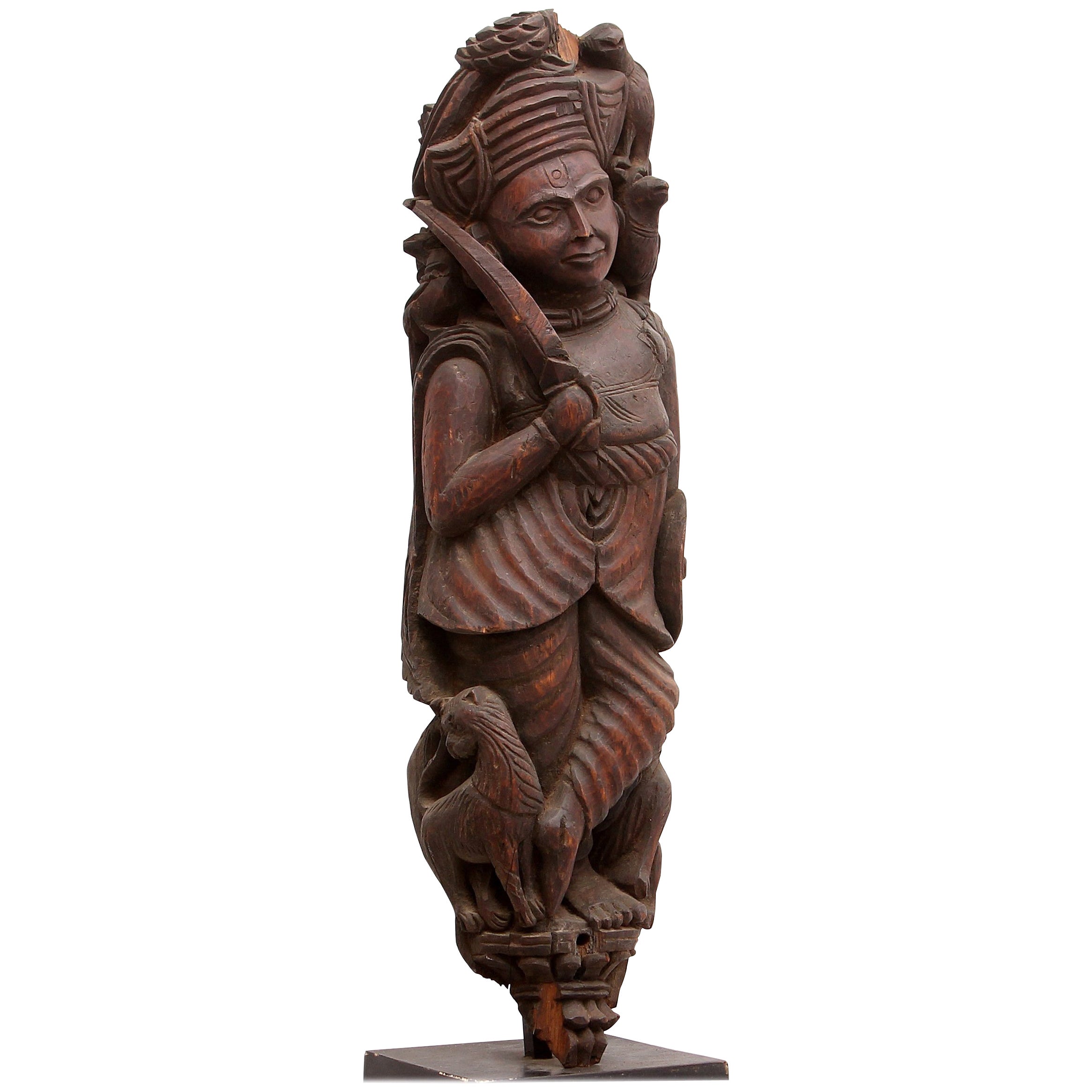Vintage Wood Sculpture, Indonesia at 1stDibs