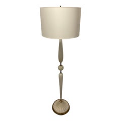 Elegant Murano Glass Gold Sprinkled Floor Lamp, 1940s