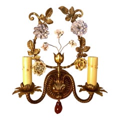 Pair of Antique Late 19th Century French Wall Sconces