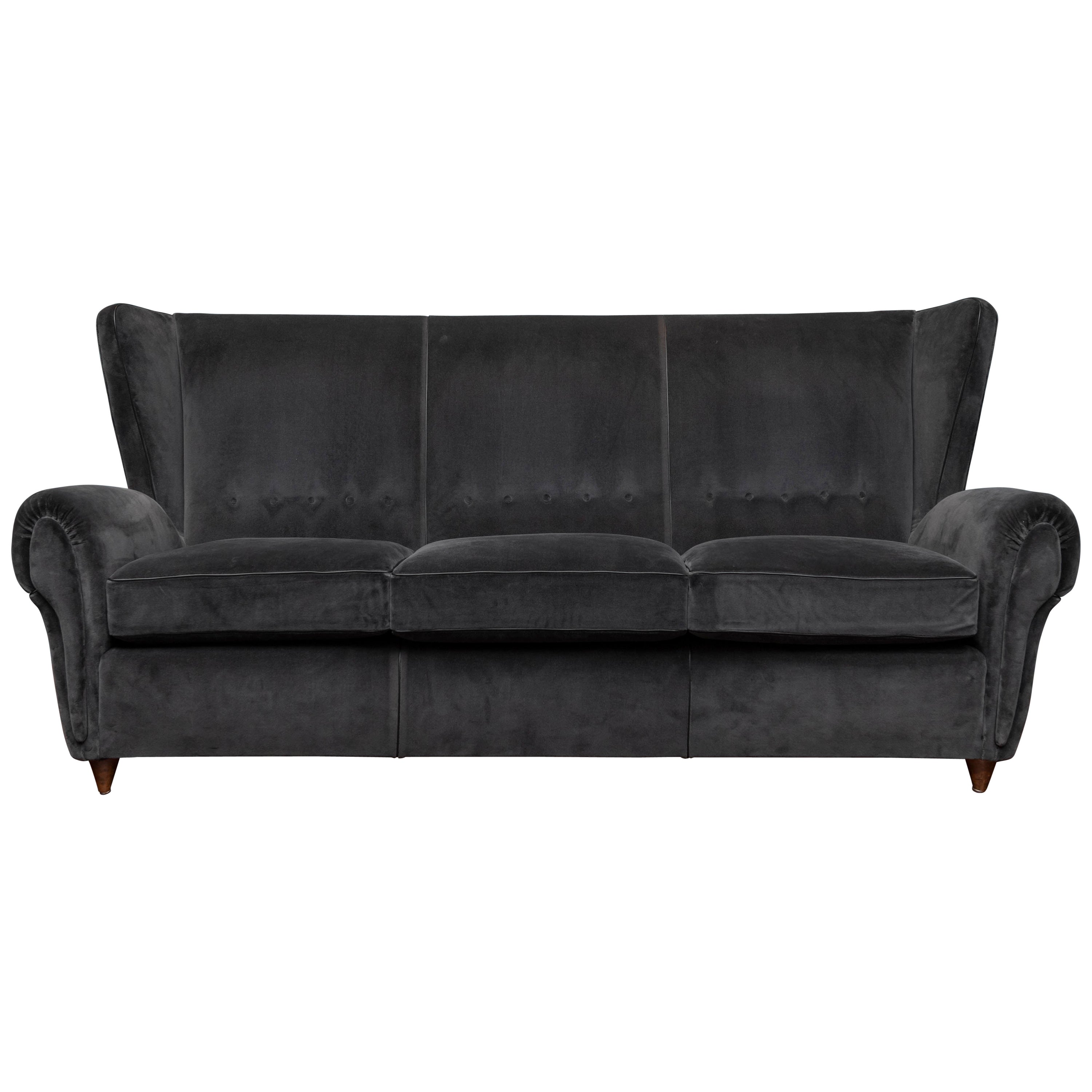 MidCentury Modern Italian Sofa For Sale at 1stDibs