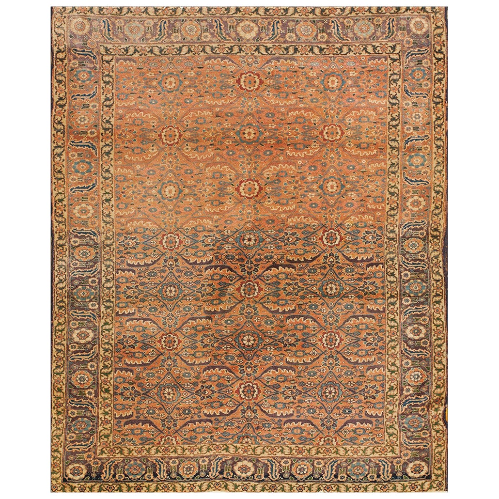 19th Century N.W. Persian Carpet 4' 6" x 6' 0" For Sale