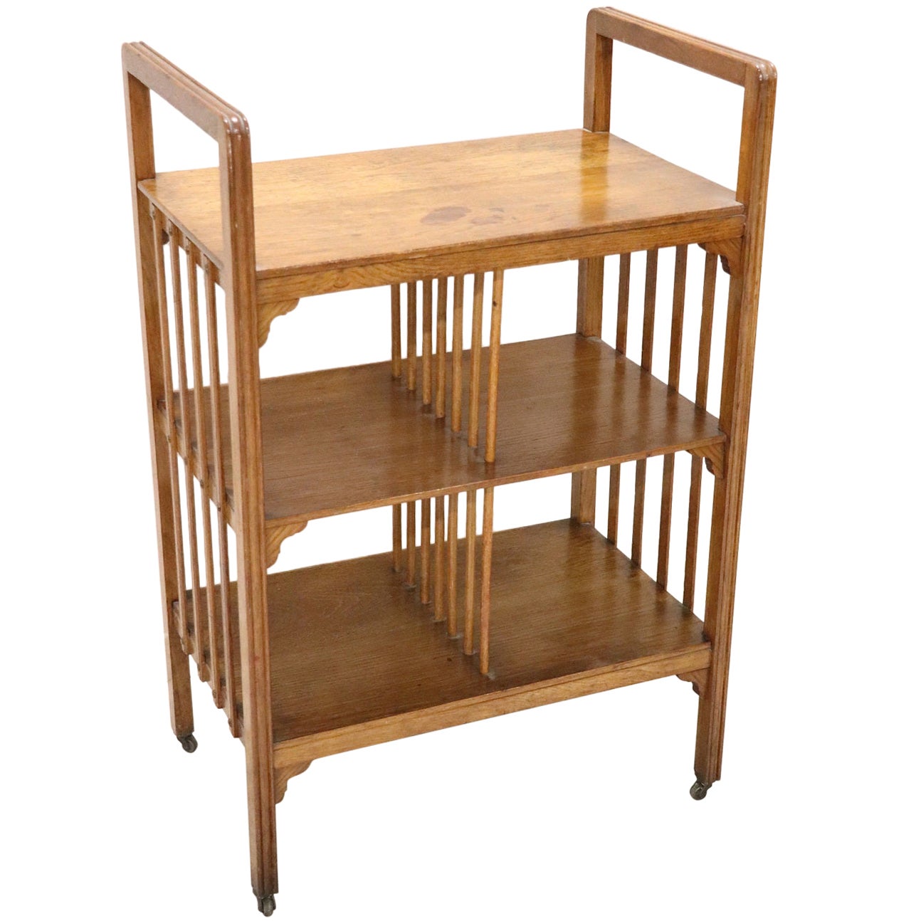 1930s Antique Magazine Rack, Bohemia For Sale at 1stDibs