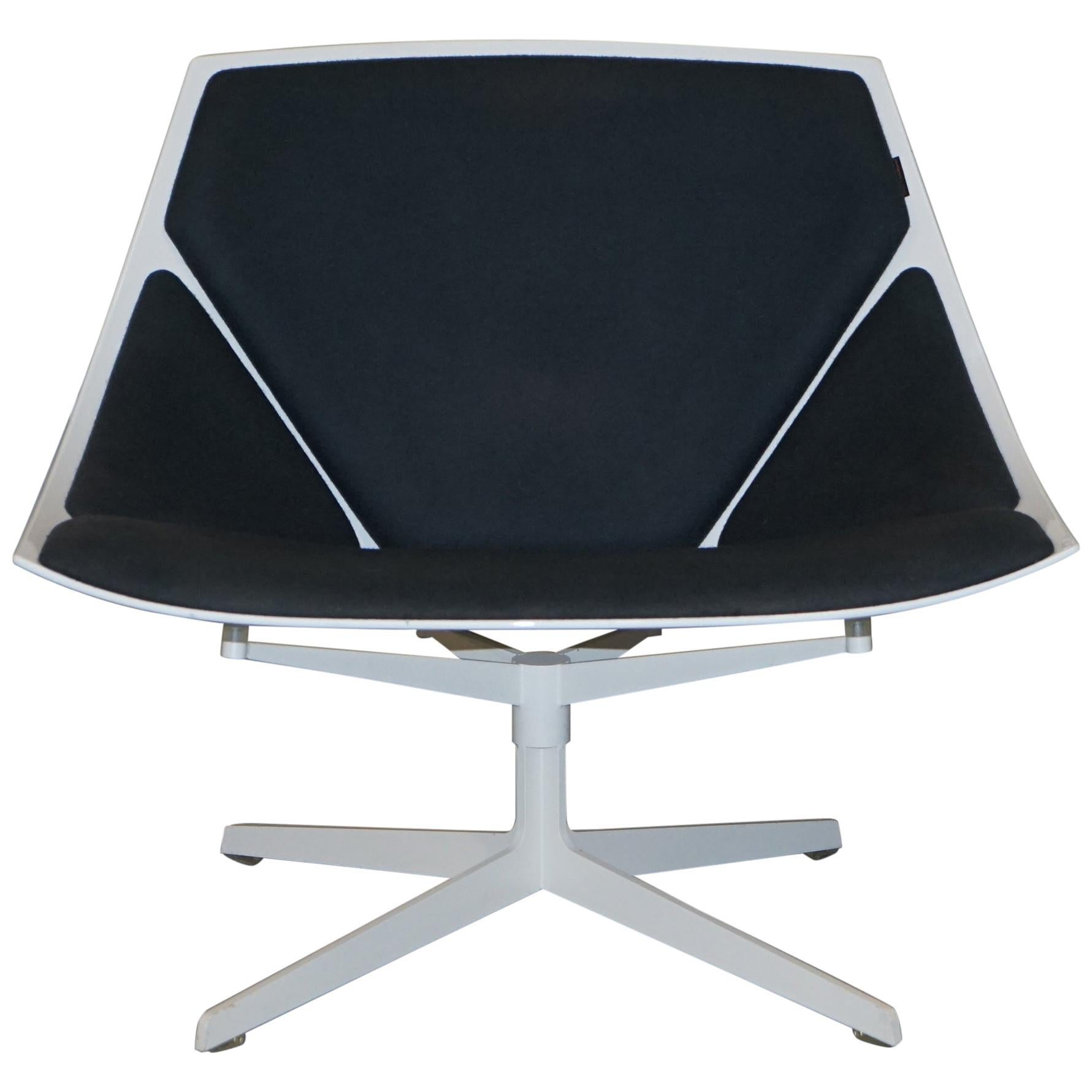 Fritz Hansen Metal Frame Space Lounge Chair by Jehs & Laub Very Cool