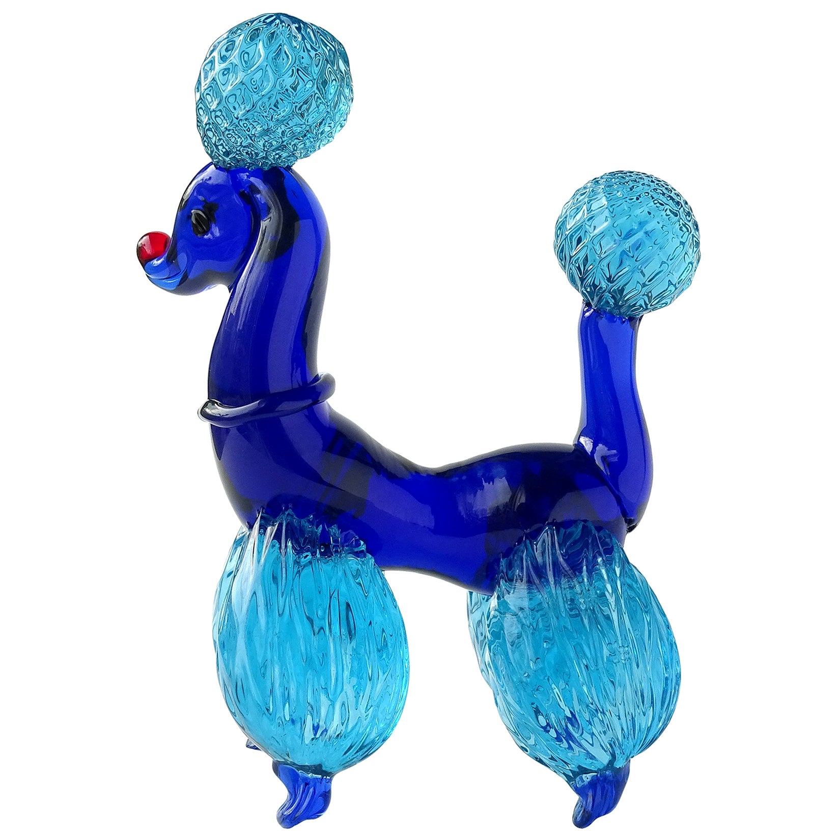 Vintage Murano Glass Poodle at 1stDibs