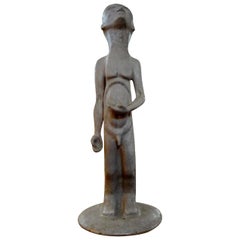 Vintage Mid-Century Modern Sculpture in the Manner of Amedeo Modigliani
