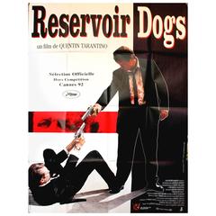 Retro Large Original Poster for Quentin Tarantino's Award Winning Movie Reservoir Dogs