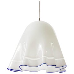 Italian Murano Handkerchief Style Pendant Light, 1970s