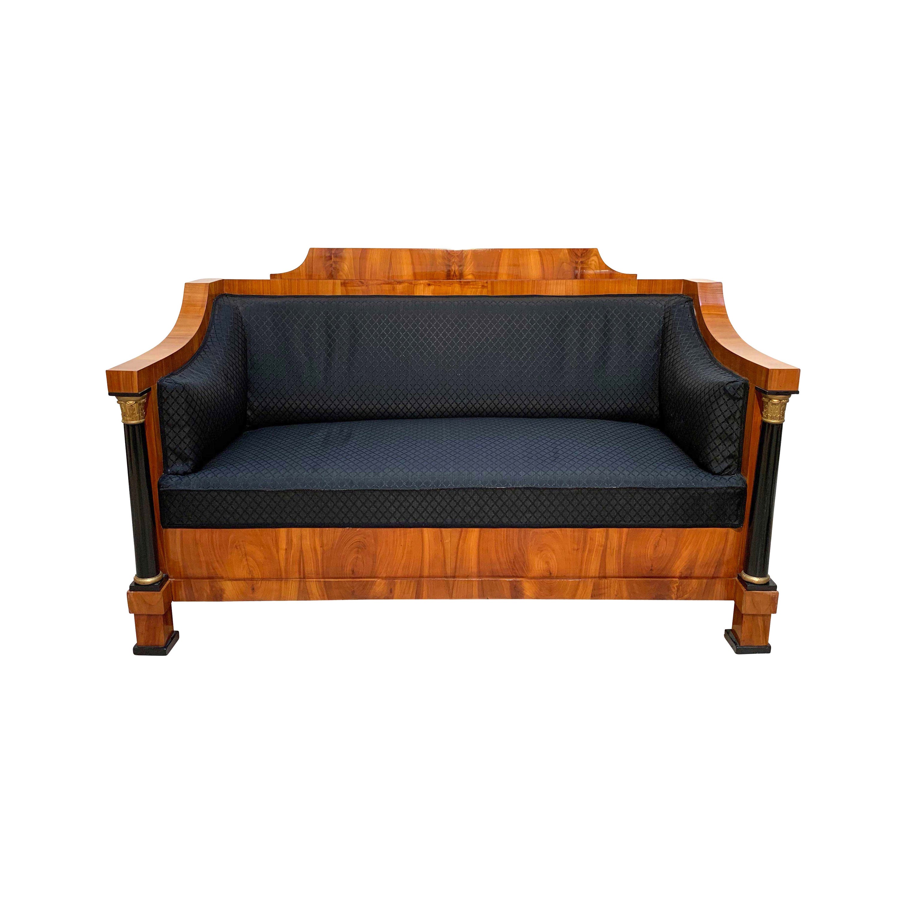 Antique French Cherry Country Sofa at 1stDibs