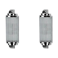 Wonderful Pair Of Art Deco Style Sconces