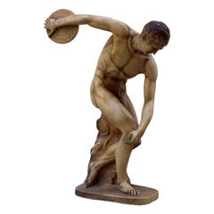 Discobolus-Skulptur:: ca. 1950er Jahre