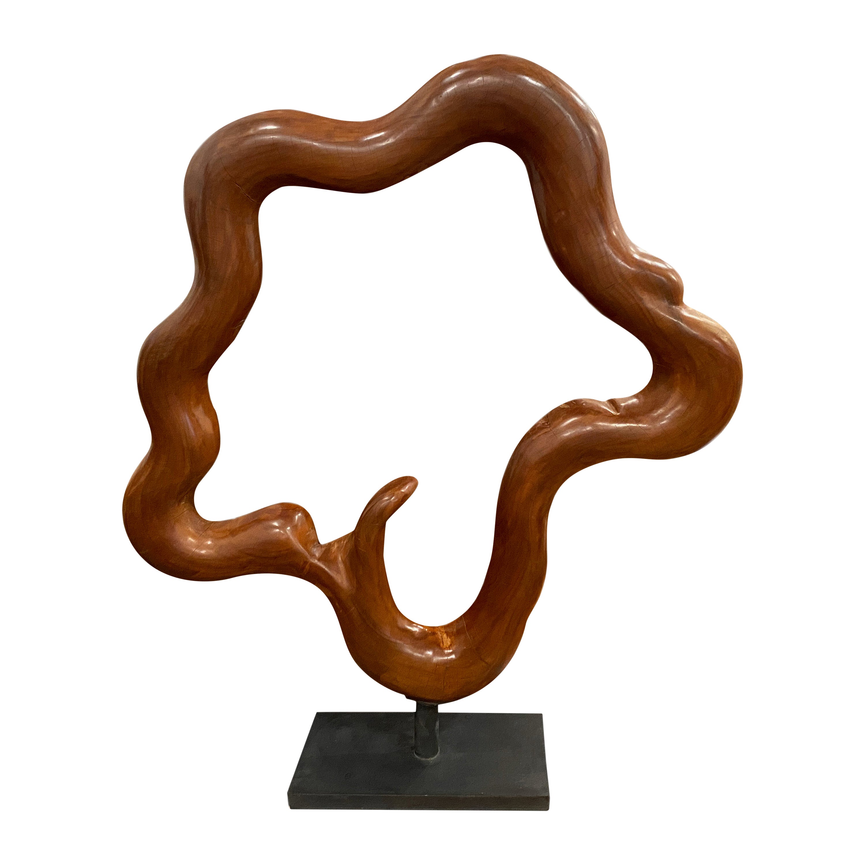 Large Organic Wood Sculpture For Sale at 1stDibs