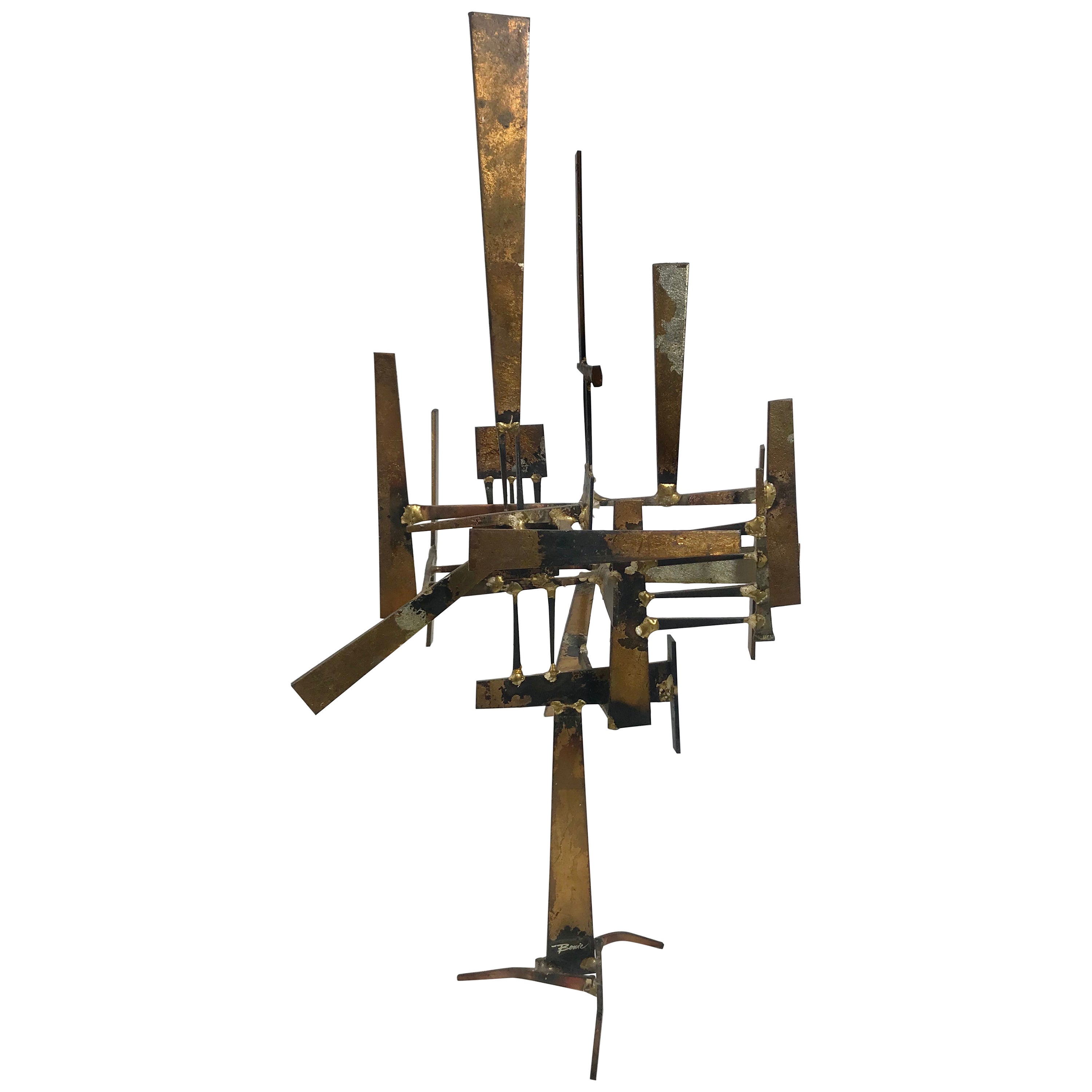 William Bowie Metal Wall Sculpture For Sale at 1stDibs