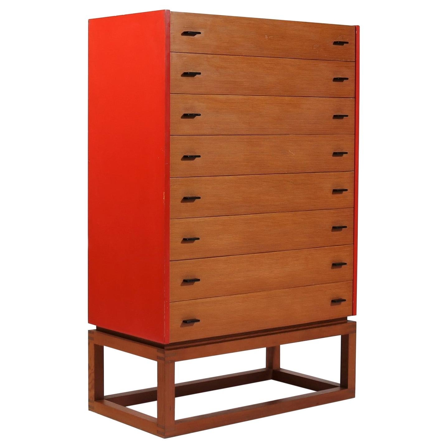 pine tall boy dresser