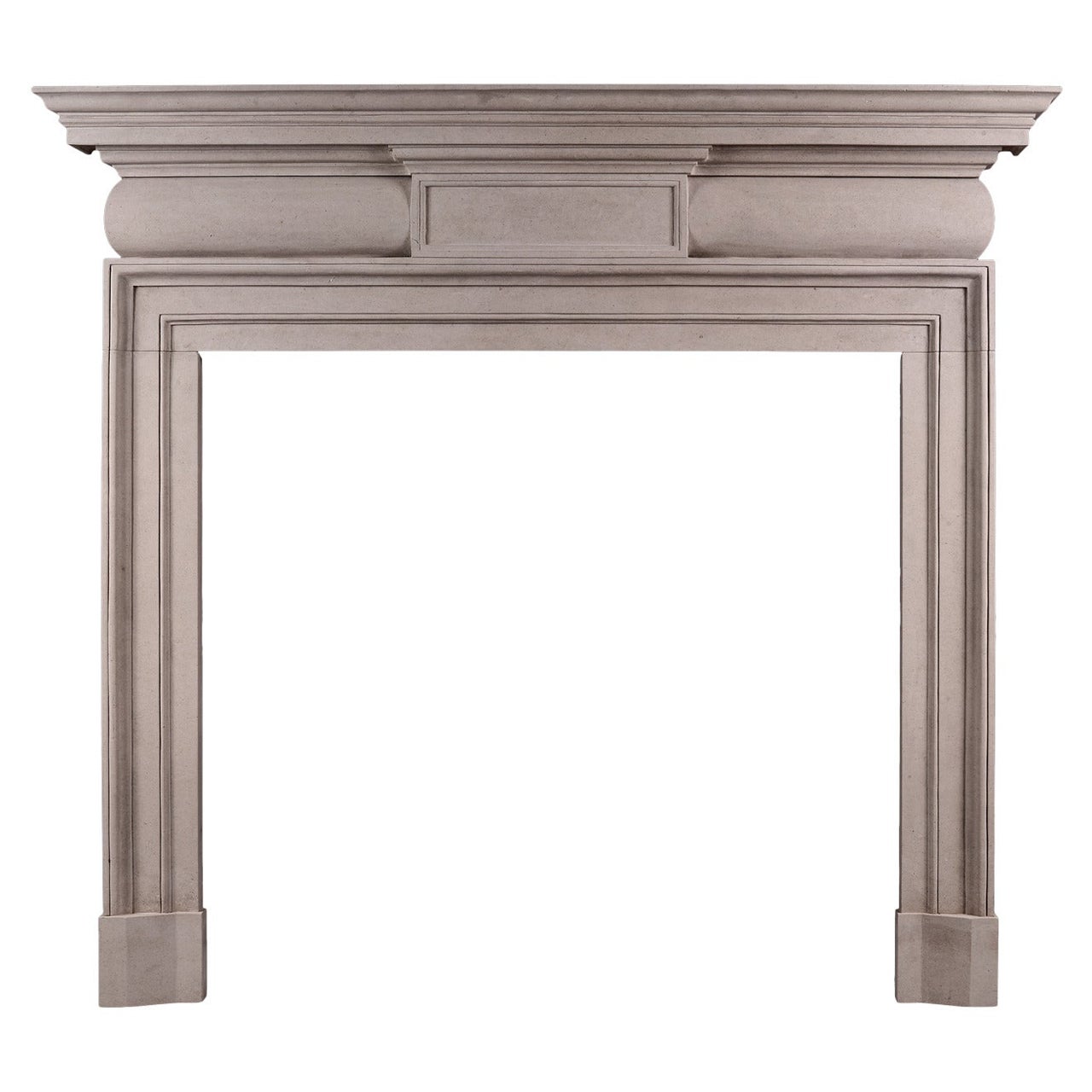 Georgian Style Portland Stone Chimneypiece Mantel For Sale