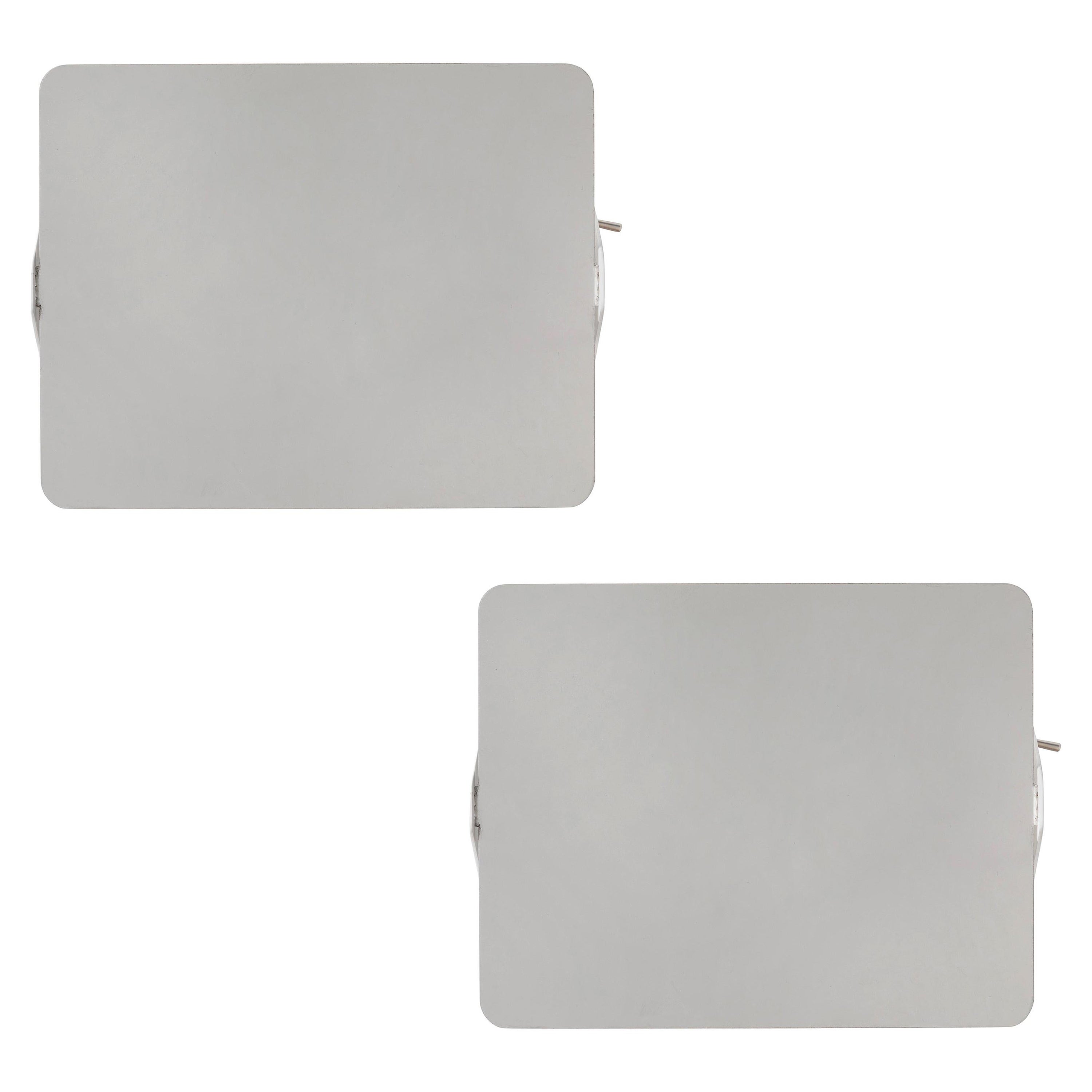 Pair of Charlotte Perriand 'Applique Á Volet Pivotant' Wall Lights in Aluminum