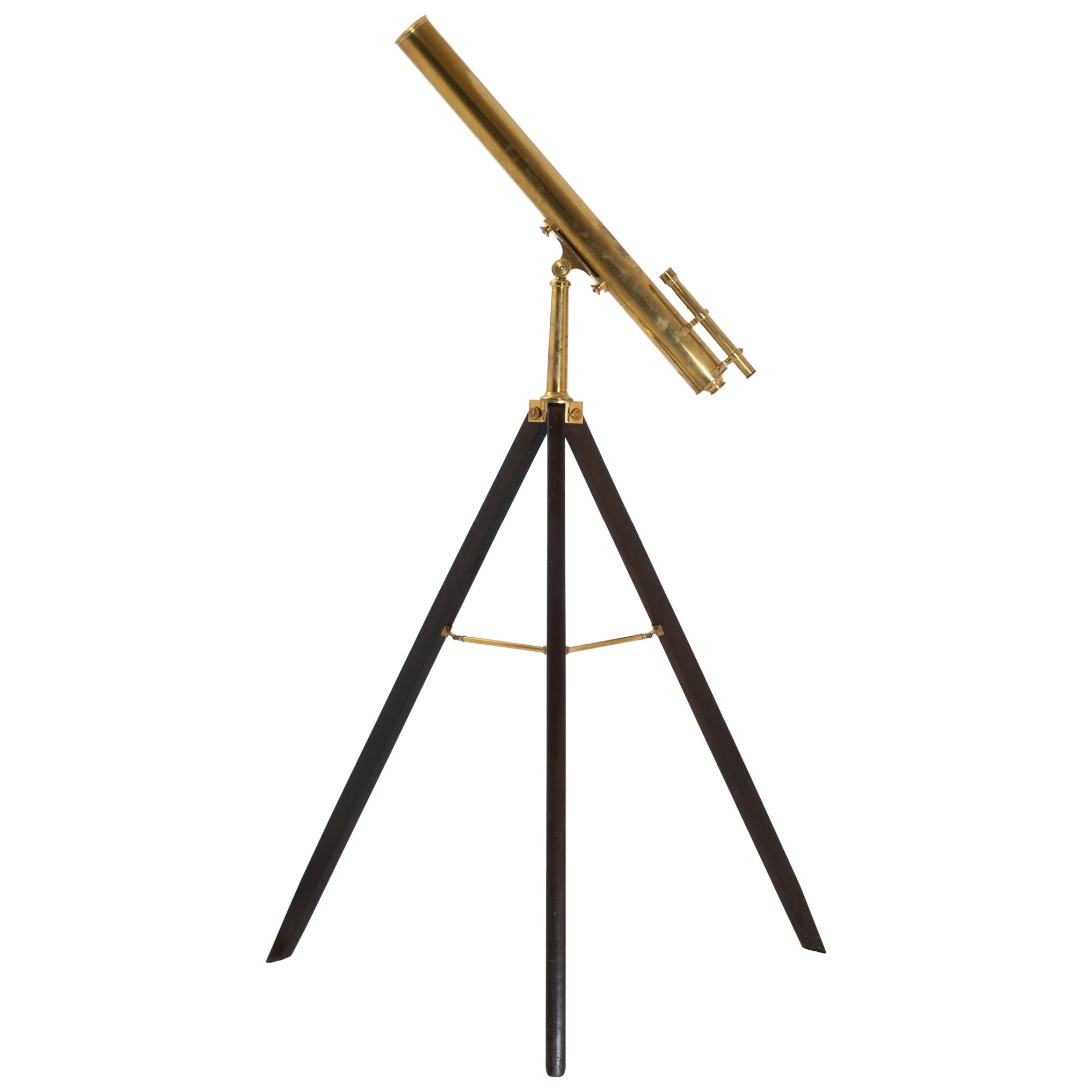 1938 Ottway London Tabletop Telescope on Adjustable Tripod Stand at 1stDibs