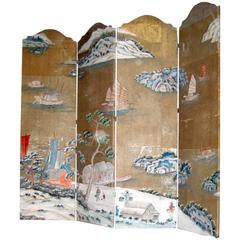 Chinoiserie Painted Screeen 2