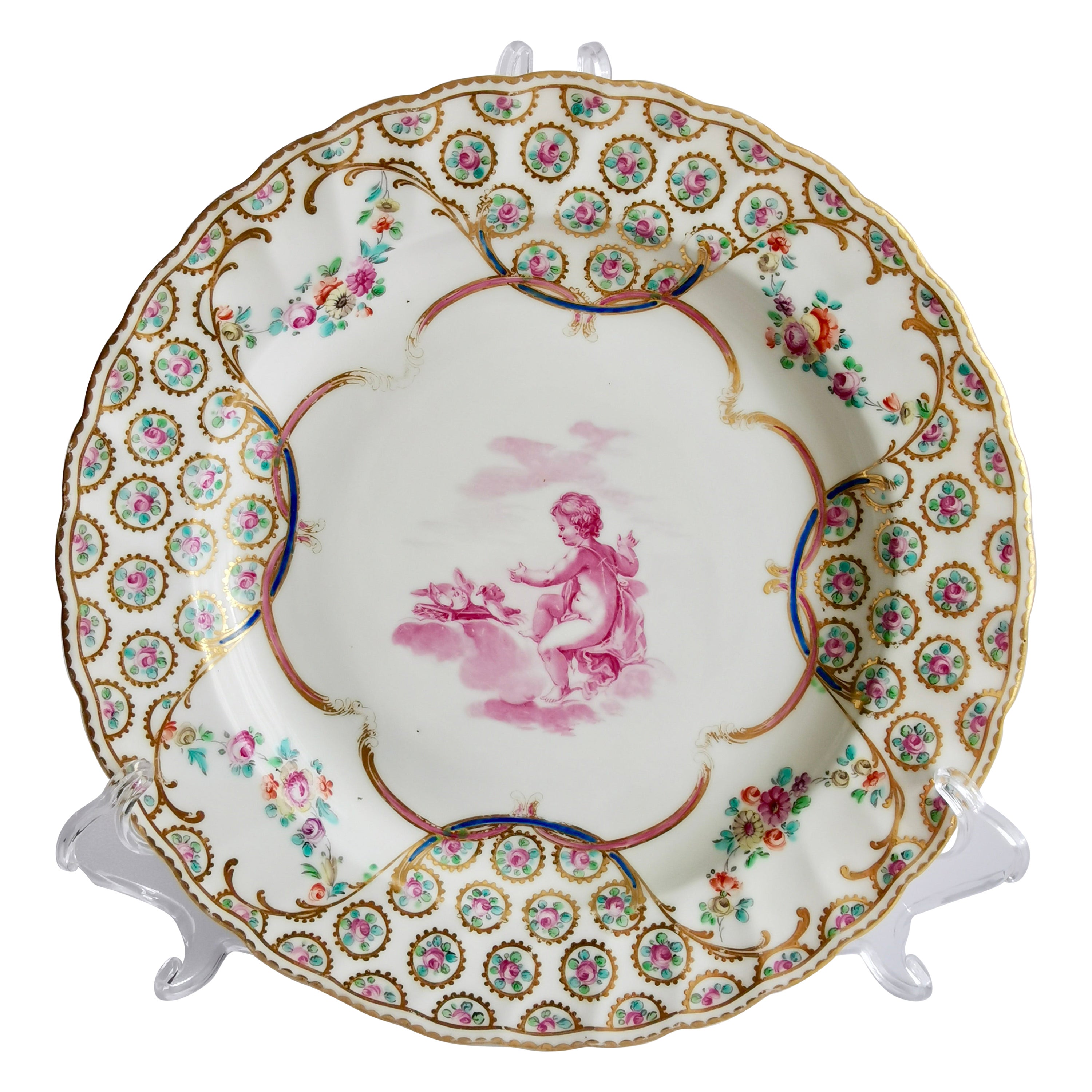 Scottish Thistle Royal Chelsea Porcelain Plate For Sale at 1stDibs