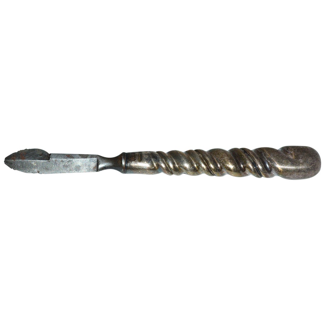 Brass English Gothic Letter Opener For Sale at 1stDibs