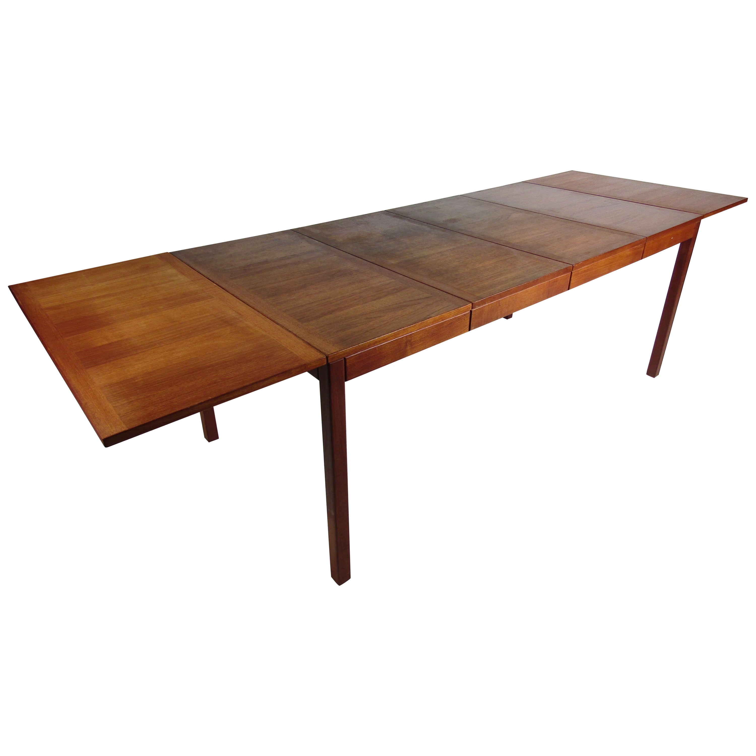 Danish Drop Leaf Dining Table, Ox Art at 1stDibs