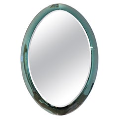 Cristal Arte Oval Mirror, 1950s