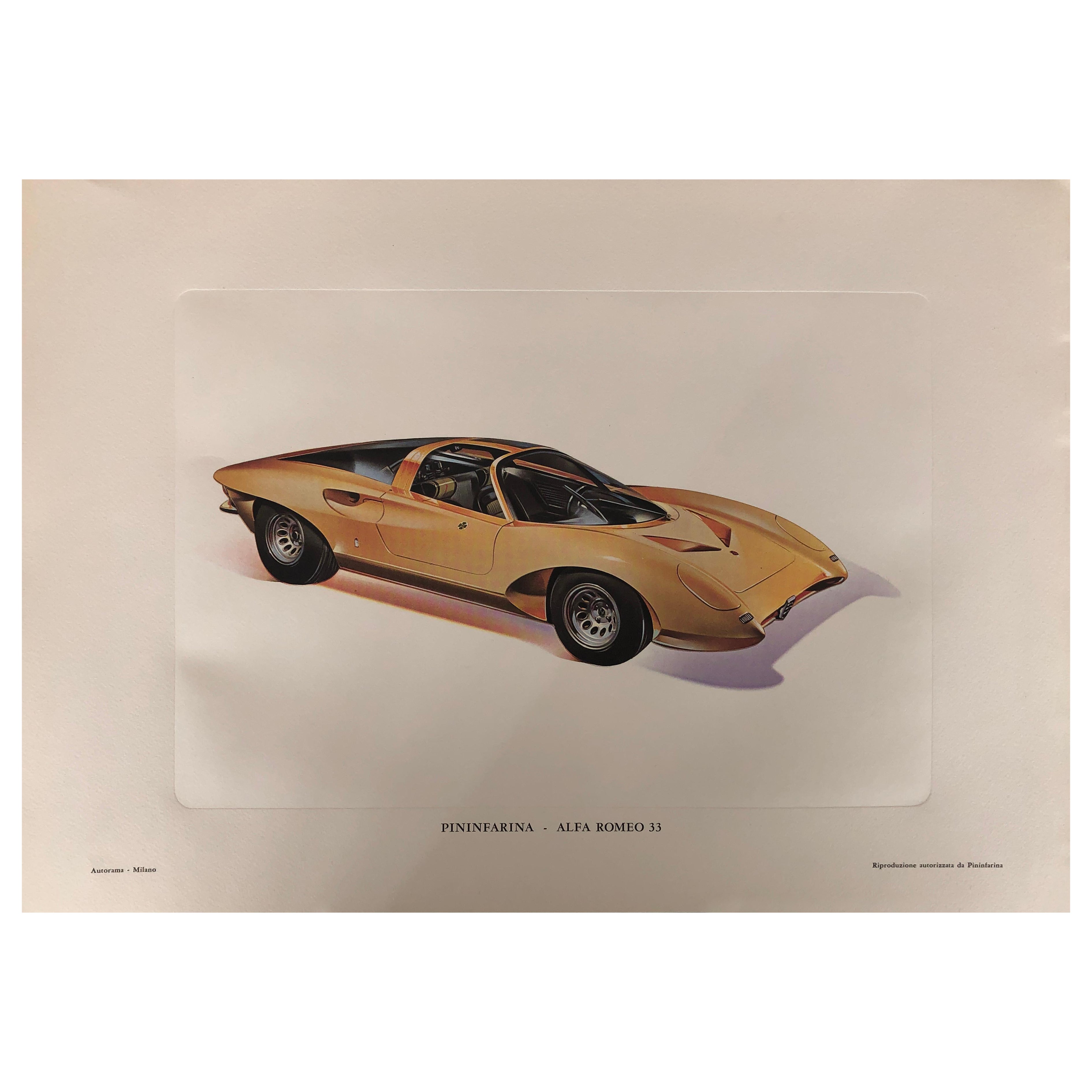 Pininfarina Cars Print  For Sale