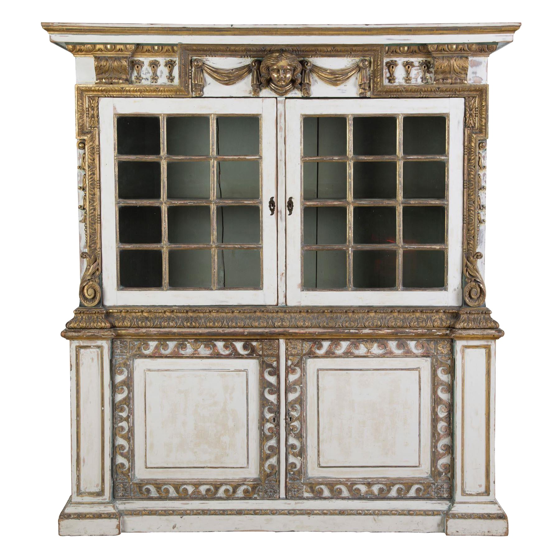 Pair of 19th c. Carved Chinese Cupboards For Sale at 1stDibs