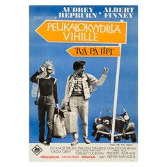 Audrey Hepburn 'Two for the Road' Original Vintage Movie Poster, Finnish, 1967