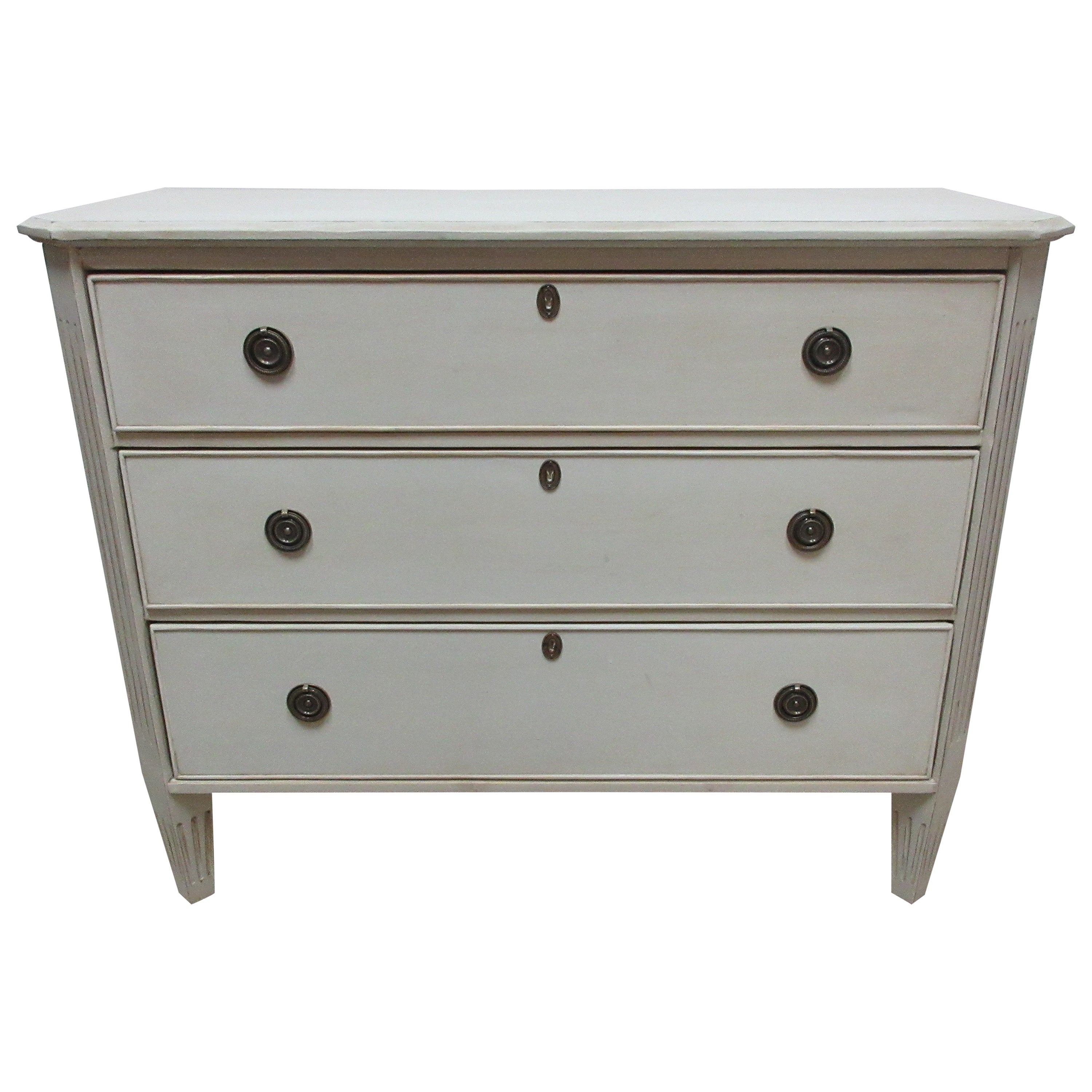 Swedish Gustavian Style 9Drawer Dresser at 1stDibs