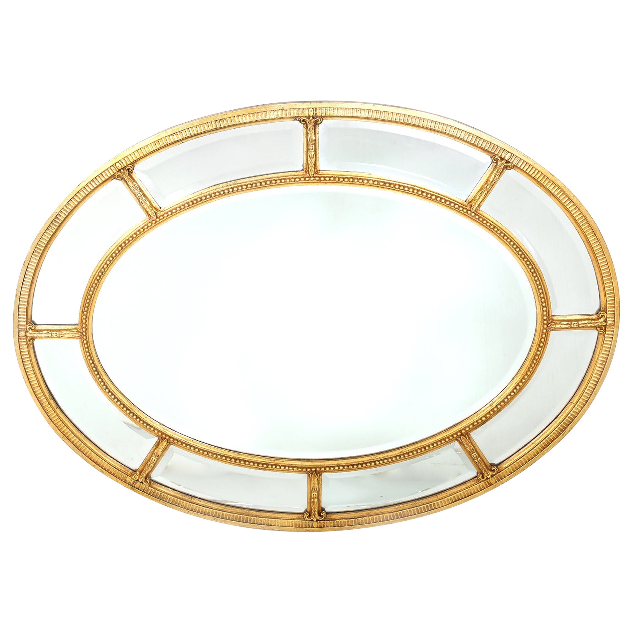 Modern Mirror Frame Solid Wood Organic Shape Natural Stain For Sale at