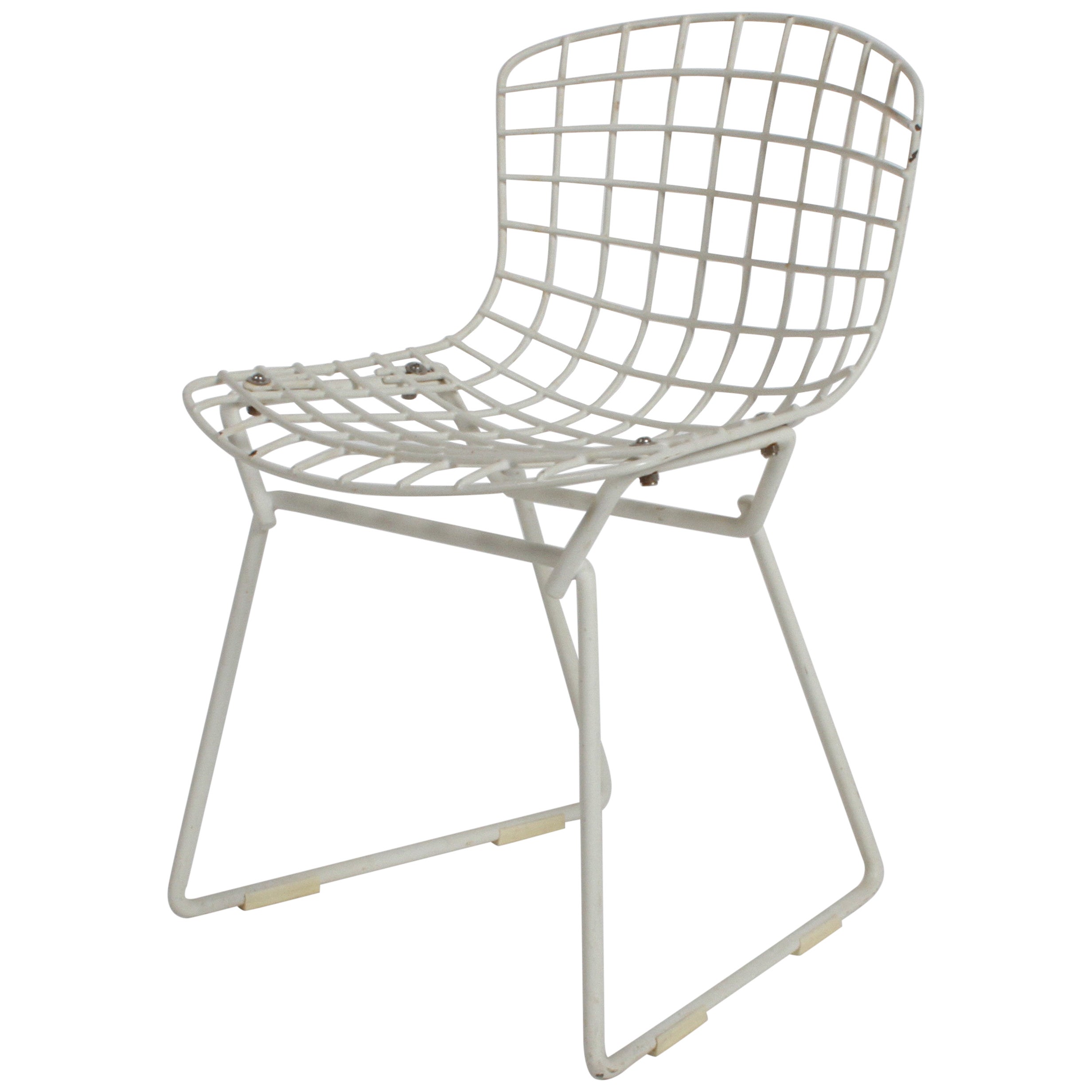 White Diamond Chair by Harry Bertoia for Knoll at 1stDibs