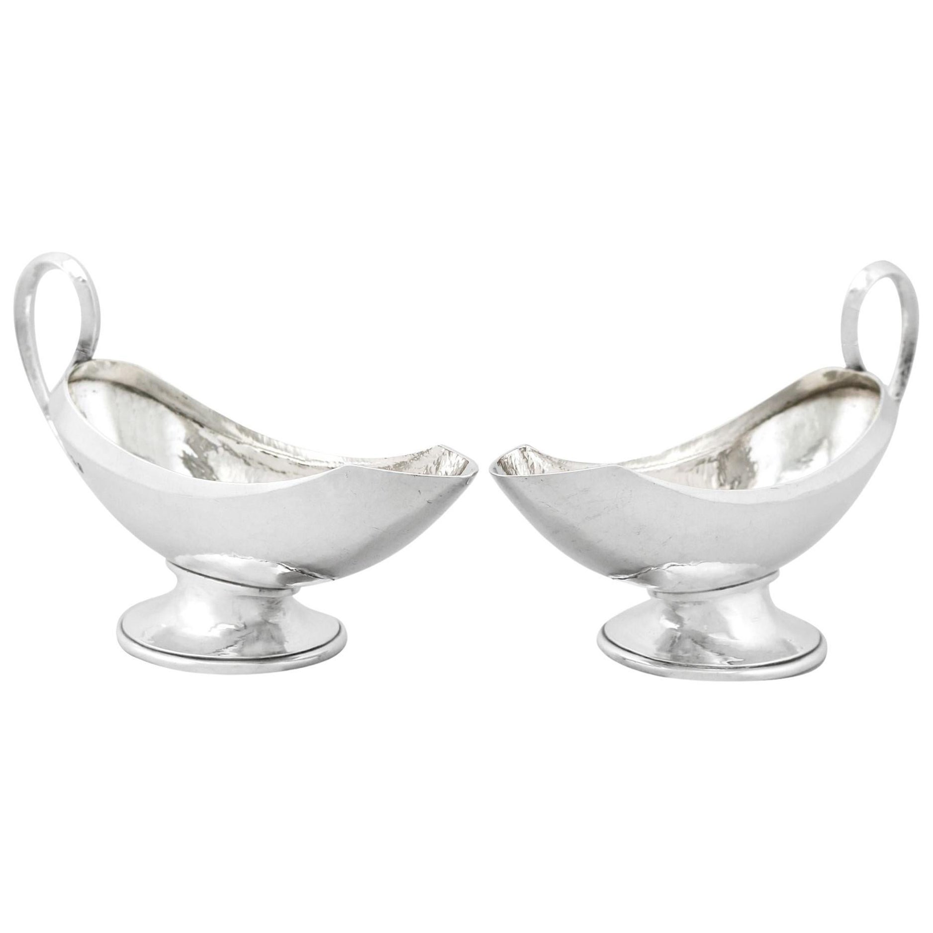 Omar Ramsden Sterling Silver Sauceboats