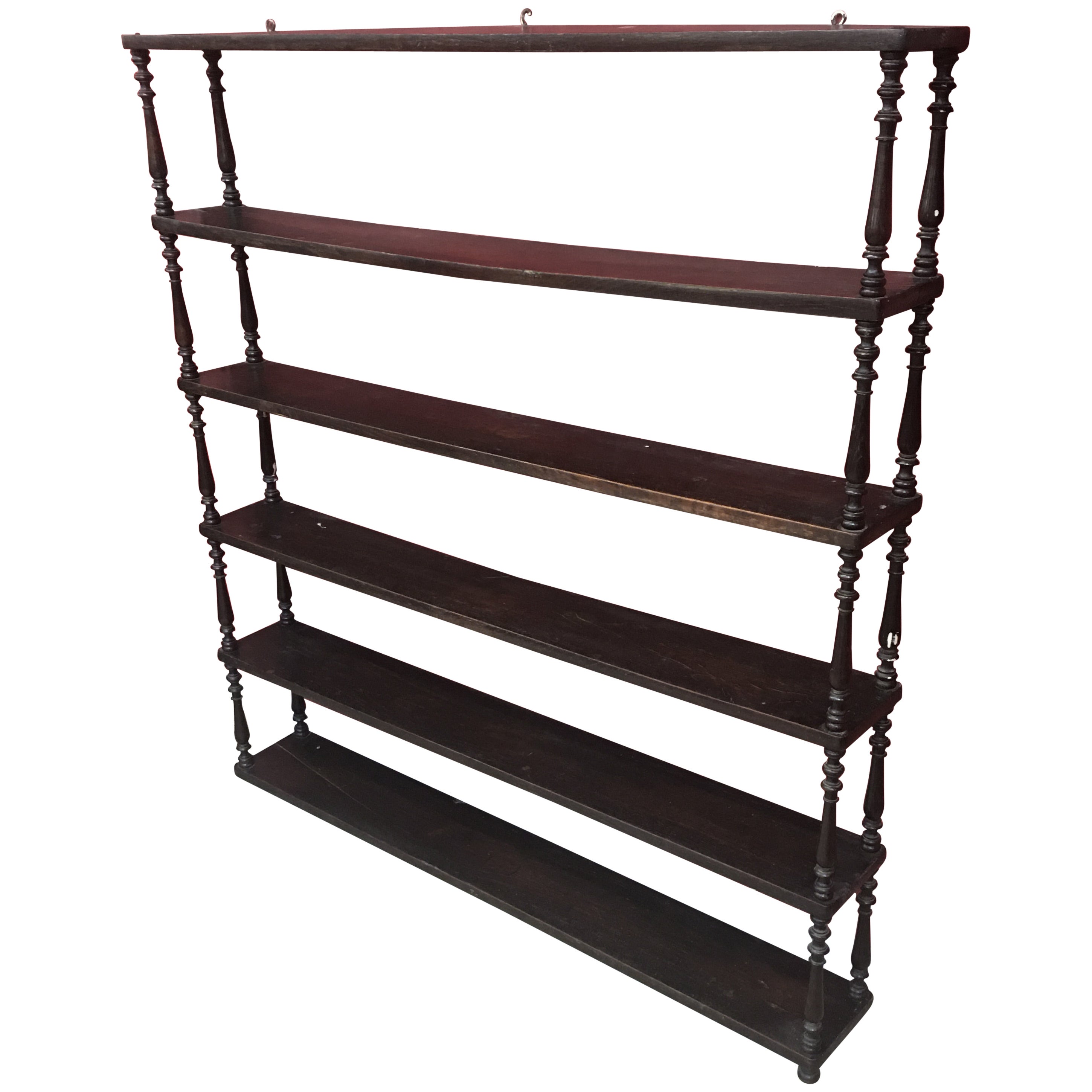 Antique 19th Century Bistro Shelf for Atop a Counter Space For Sale at