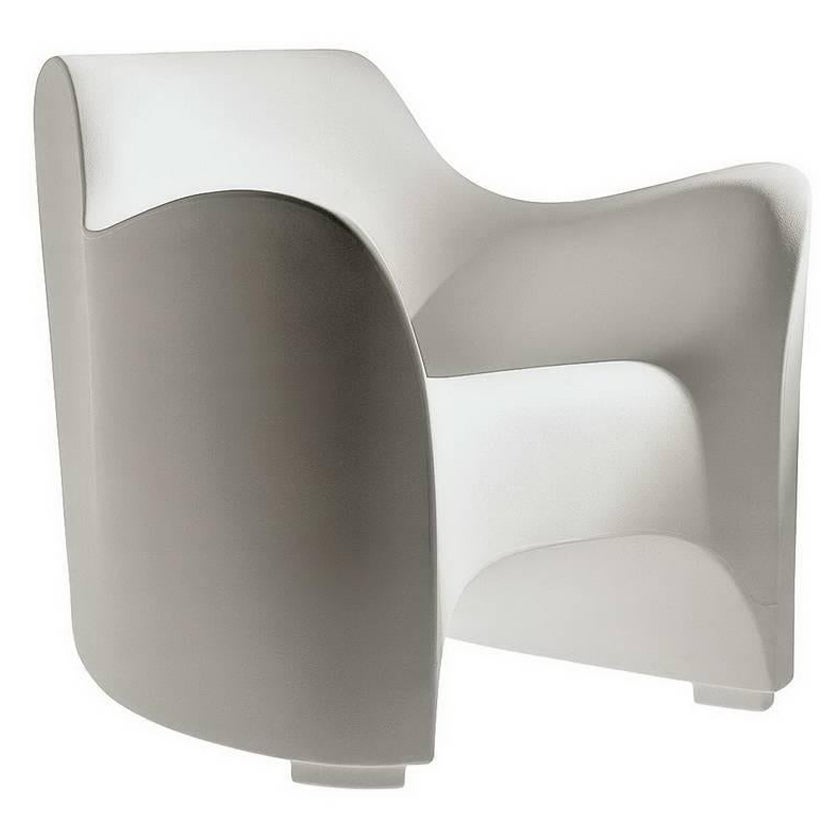 "Tokyo-Pop" White or Black Monobloc Armchair Designed by T. Yoshioka for Driade2