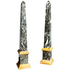 Pair of Classical Obelisks