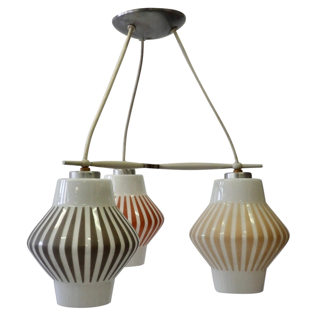 Globe Flying Saucer Pendant Light Fixture For Sale at 1stDibs