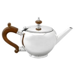 George I Style Retro Sterling Silver Bachelor Teapot