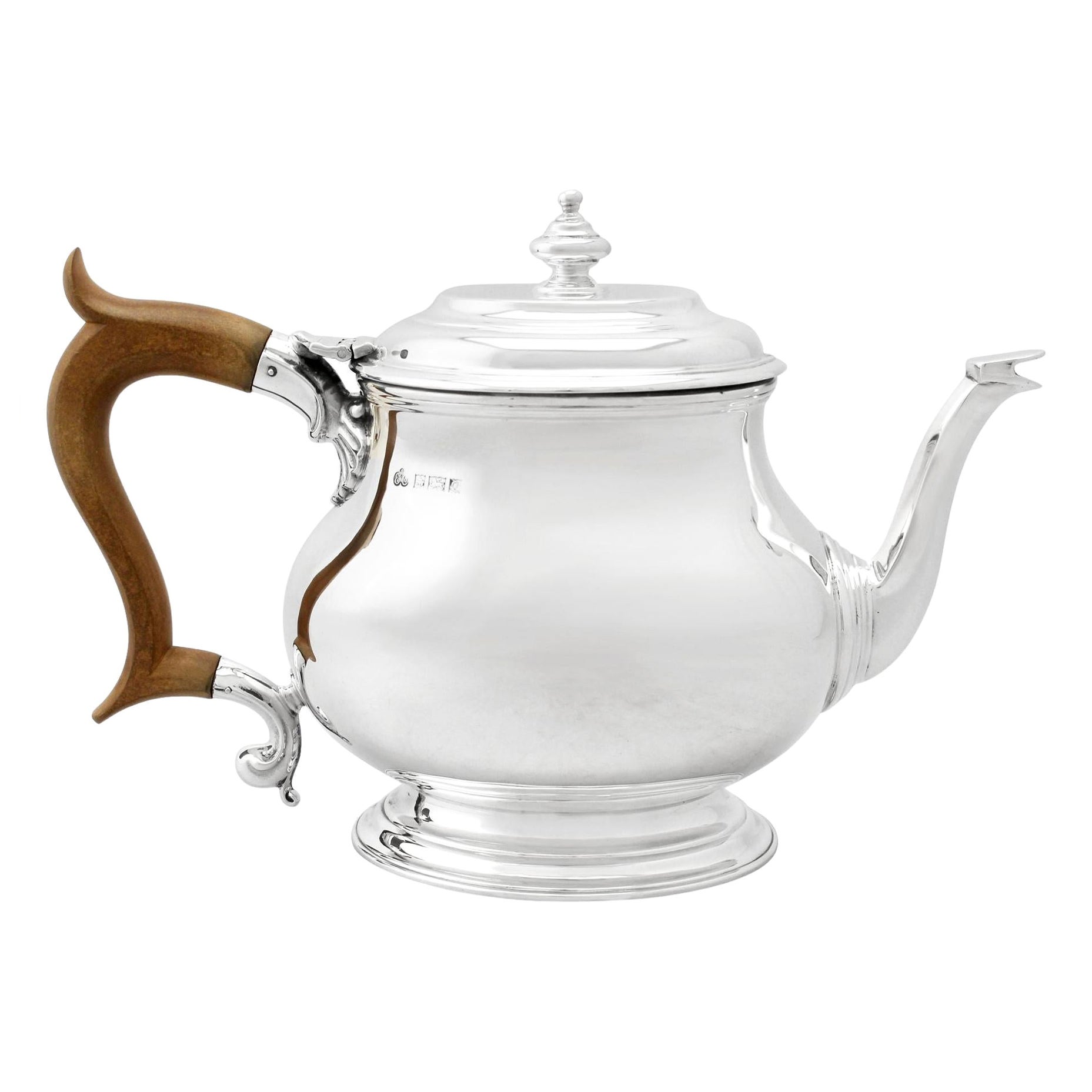 Vintage Elkington & Co. Teiera in argento sterling in vendita