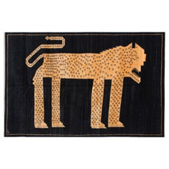 Orley Shabahang "Spotted Lion" Contemporary Persian Animal Rug