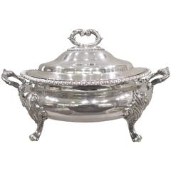 Antique Old Sheffield Soup Tureen