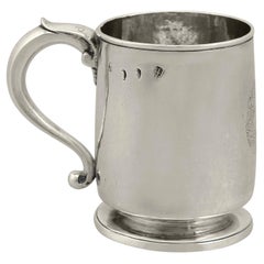 Samuel Wastell Antique Georgian 1714 Britannia Standard Silver Mug