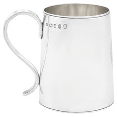 Used Georgian Sterling Silver Ladies Mug